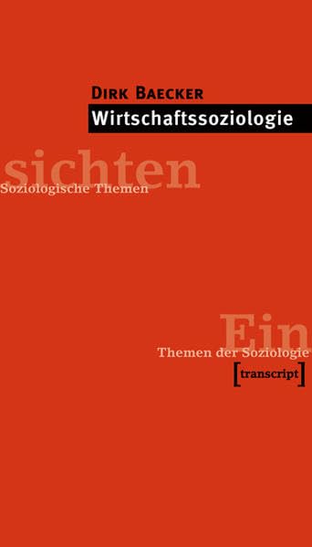 Product Image: Wirtschaftssoziologie
