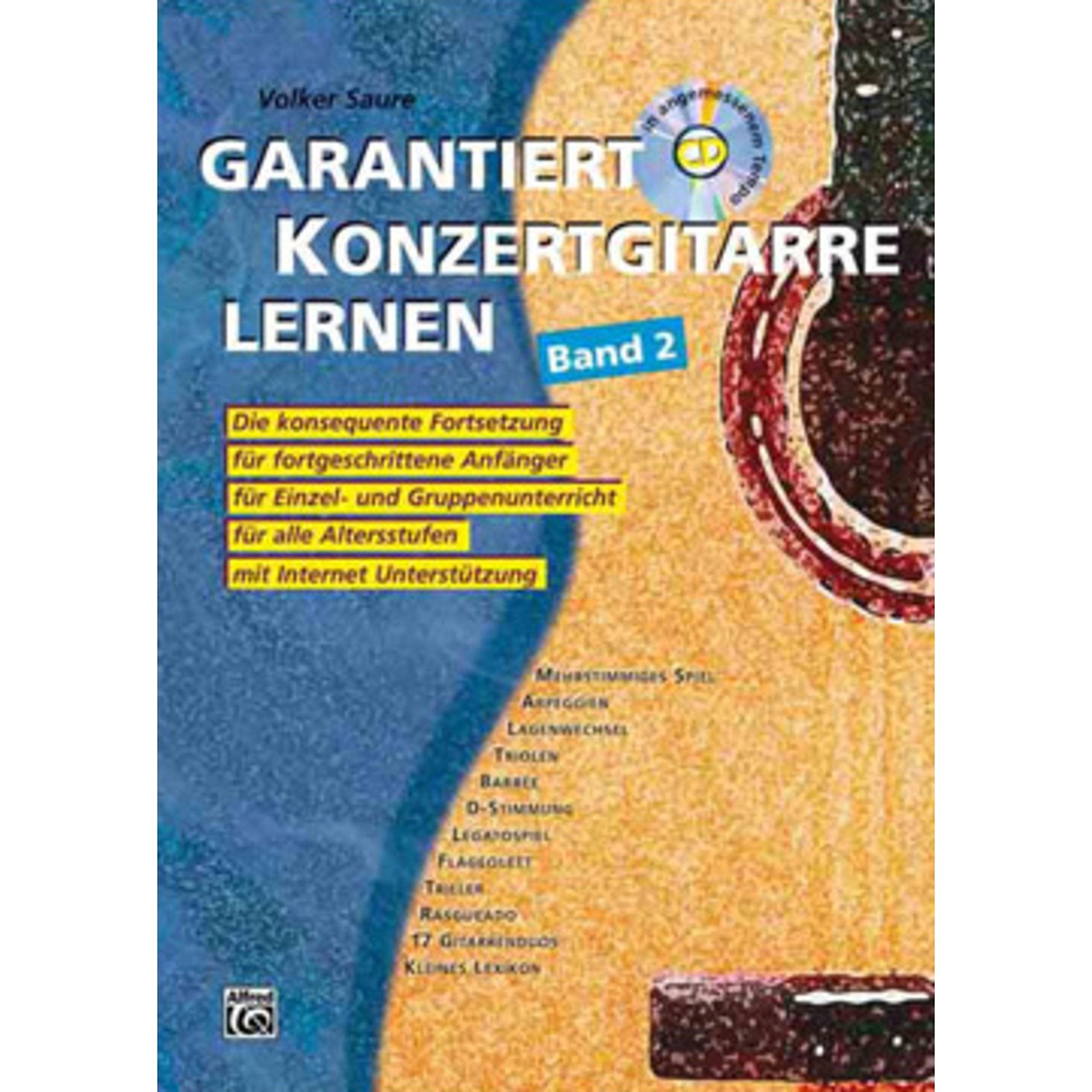 Garantiert Konzertgitarre lernen, Band 2: Mit CD und Internet-Unterstützung! Sheet Music