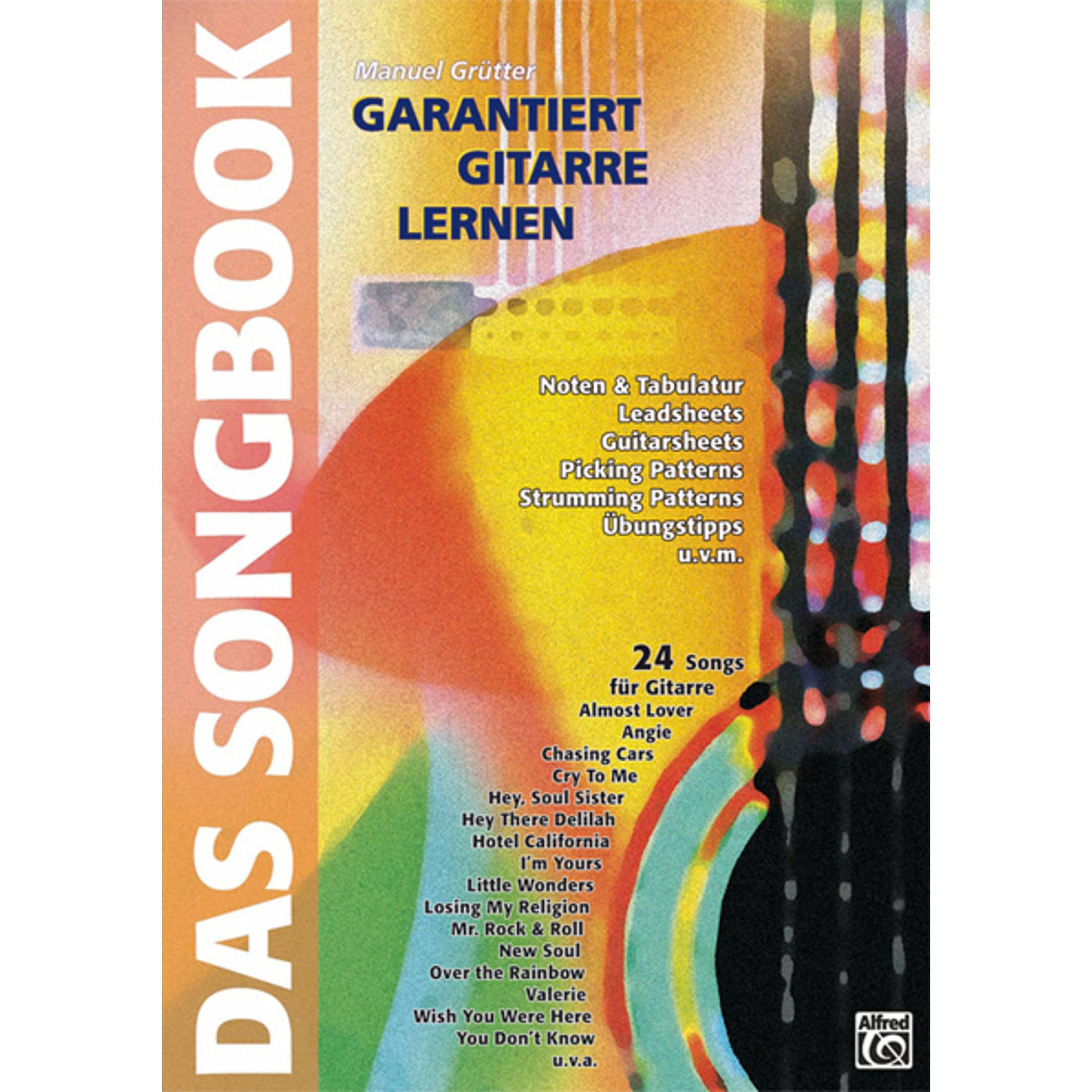 Garantiert Gitarre Lernen - das Songbook book