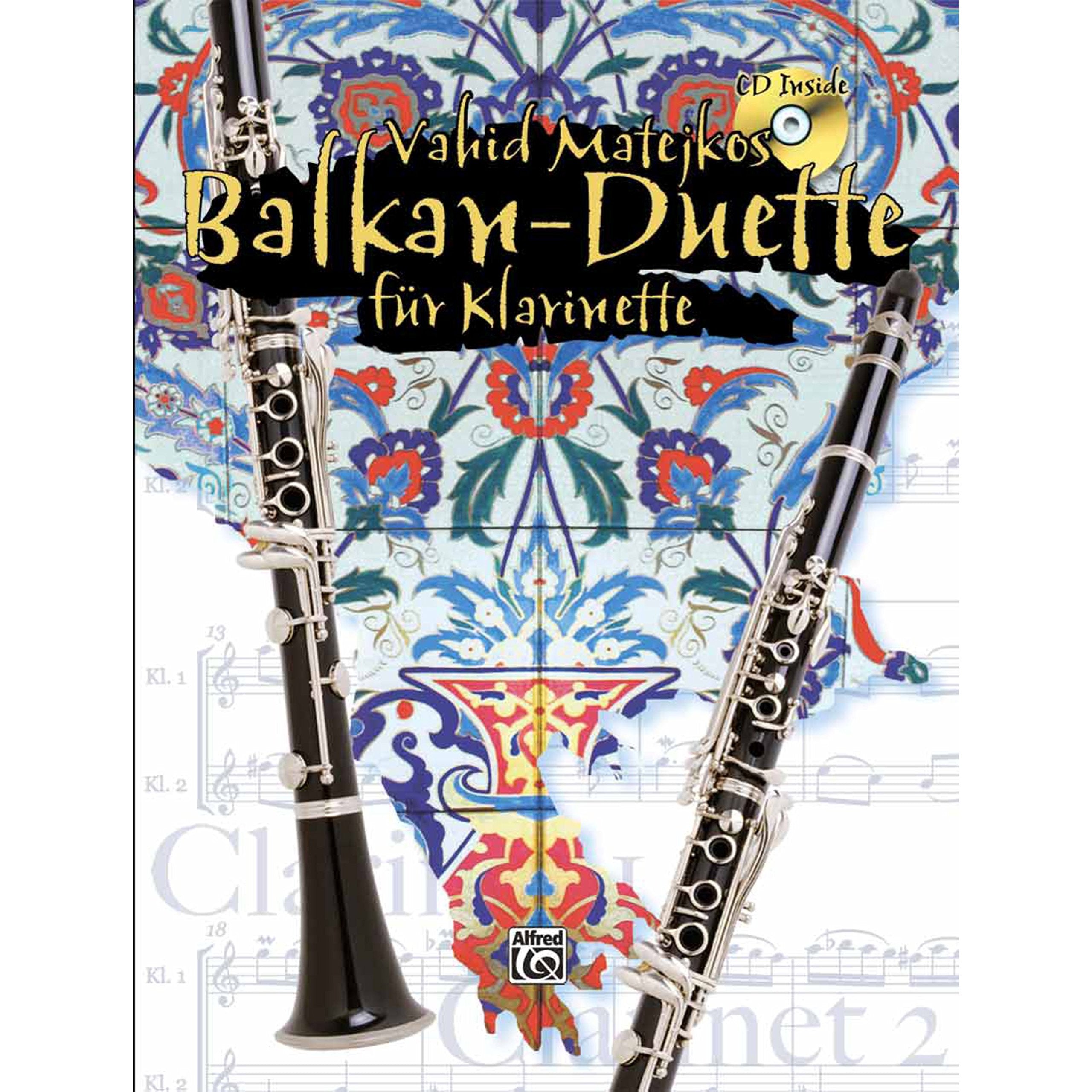 Vahid Matejkos Balkan Duette für Klarinette book