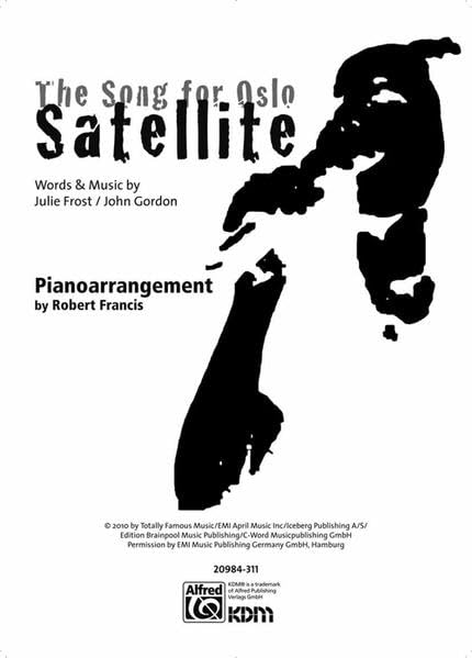Satellite: The Song for Oslo - Pianoarrangement Sheet Music