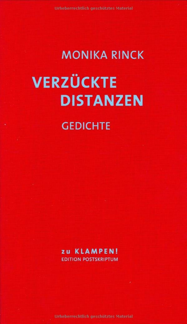 Verzückte Distanzen: Gedichte (Lyrik Edition. Stiftung Niedersachsen) Poetry