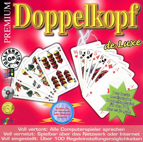 Premium Doppelkopf de Luxe, 1 CD-ROM Für Windows 95/98. Vollversion. Netzwerk-/Internetfähig PC