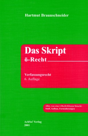 Product Image: Das Skript. Ö-Recht