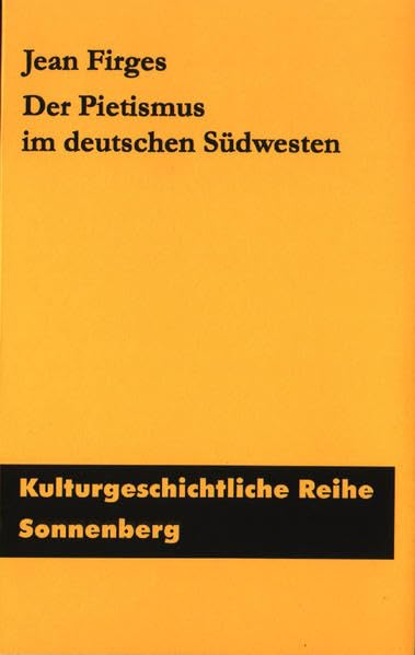 Pietismus im deutschen Südwesten book