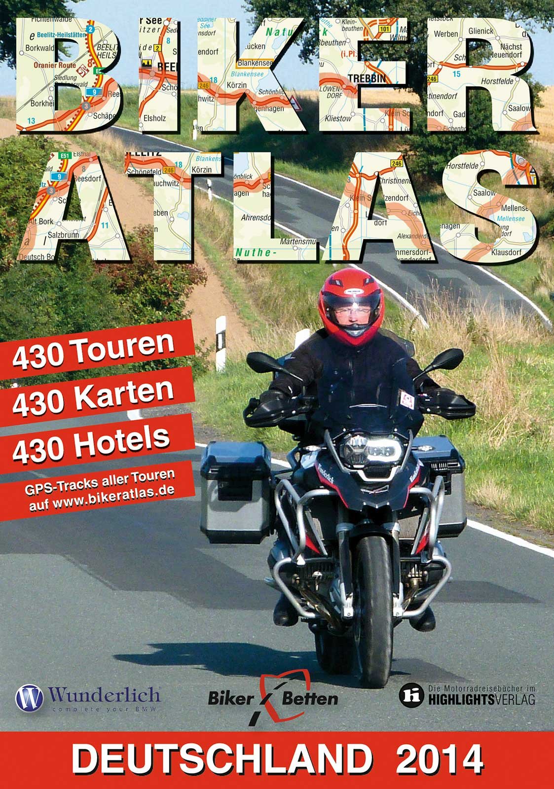 Biker-Atlas Deutschland 2014: 450 Motorradtouren Leisure, Home & Garden