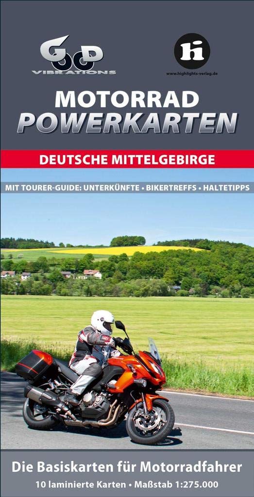 Motorrad Powerkarten Deutsche Mittelgebirge book