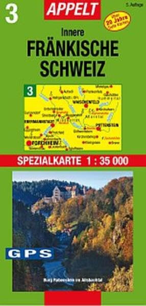 Innere Fränkische Schweiz: Spezialkarte 1:35000, GPS-tauglich, Rad- und Wanderwege, Freizeiteinrichtungen, Sehenswürdigkeiten, Archäologie Leisure, Home & Garden