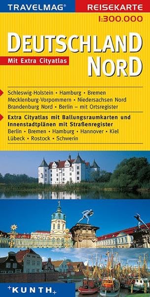 KUNTH Reisekarte Deutschland Nord 1 : 300 000 Leisure, Home & Garden