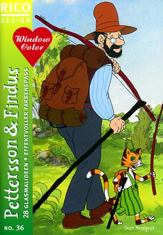 RICO Design, Nr.36, Pettersson & Findus. 28 Glasmalideen. Effektvoller Farbenspass.: 28 Glasmalideen. Effektvoller Farbenspass. Mit Step-by-Step-Anleitung Hobbies & Crafts