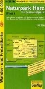 Set Naturpark Harz Blatt 1 West und 2 Ost, Wander- und Freizeitkarten: 1:50.000 (Geo Map) Leisure, Home & Garden