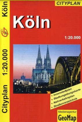 Köln - Stadtplan: 1:15000 (Geo Map) Leisure, Home & Garden