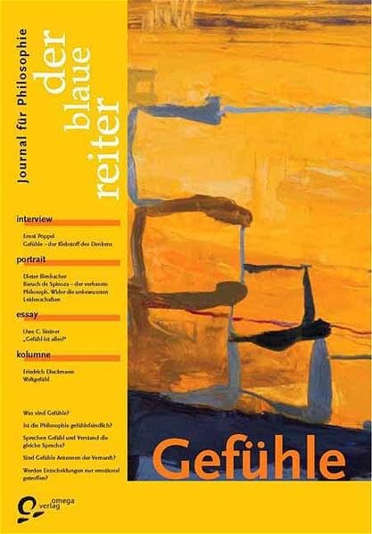 Der Blaue Reiter. Journal für Philosophie / Gefühle Philosophy