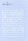 Drucksache, Neue Folge, Bd.3, Wolfgang Rihm: Skizze und Reinschrift der Komposition 'Ende der Handschrift. Elf späte Gedichte von Heiner Müller'; ... zu dem Orestie-Projekt mit Pierre Boulez Arts & Music