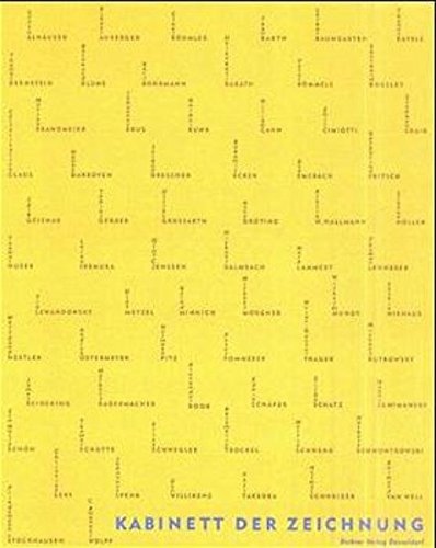 Kabinett der Zeichnungen: Katalog zur Ausstellung im Kunstverein Düsseldorf 2000, Kunstverein Lingen Kunsthalle, in den Städtischen Kunstsammlungen ... Stuttgart, 2001. Hrsg.: Kunstfonds Film, Art & Culture