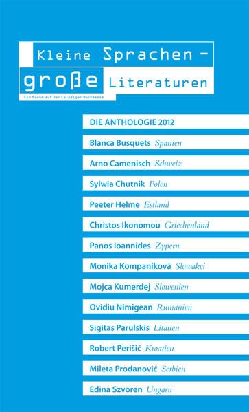 Kleine Sprachen – große Literaturen: Die Anthologie 2012 Contemporary literature