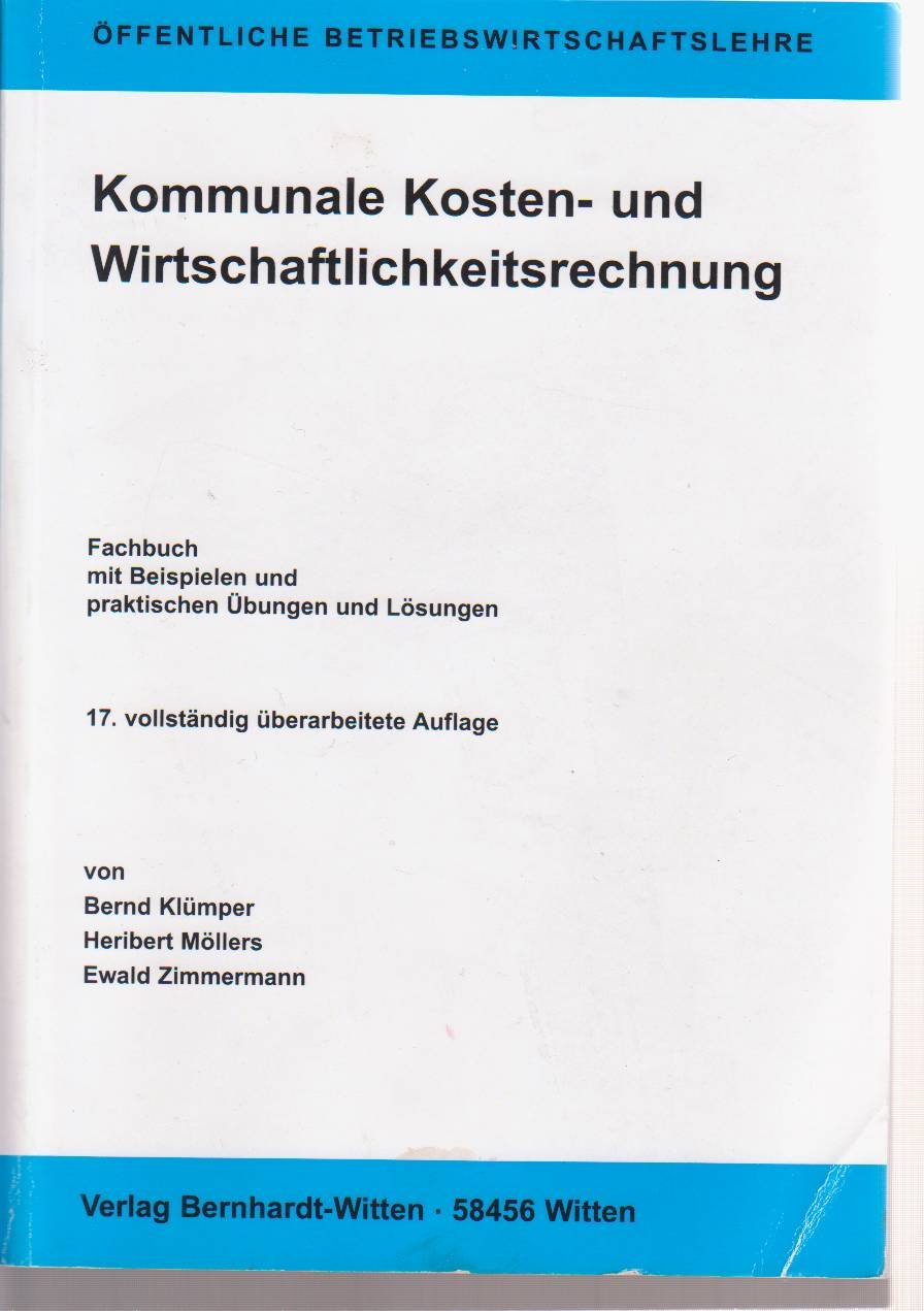 Kommunale Kosten- und Wirtschaftlichkeitsrechnung Law