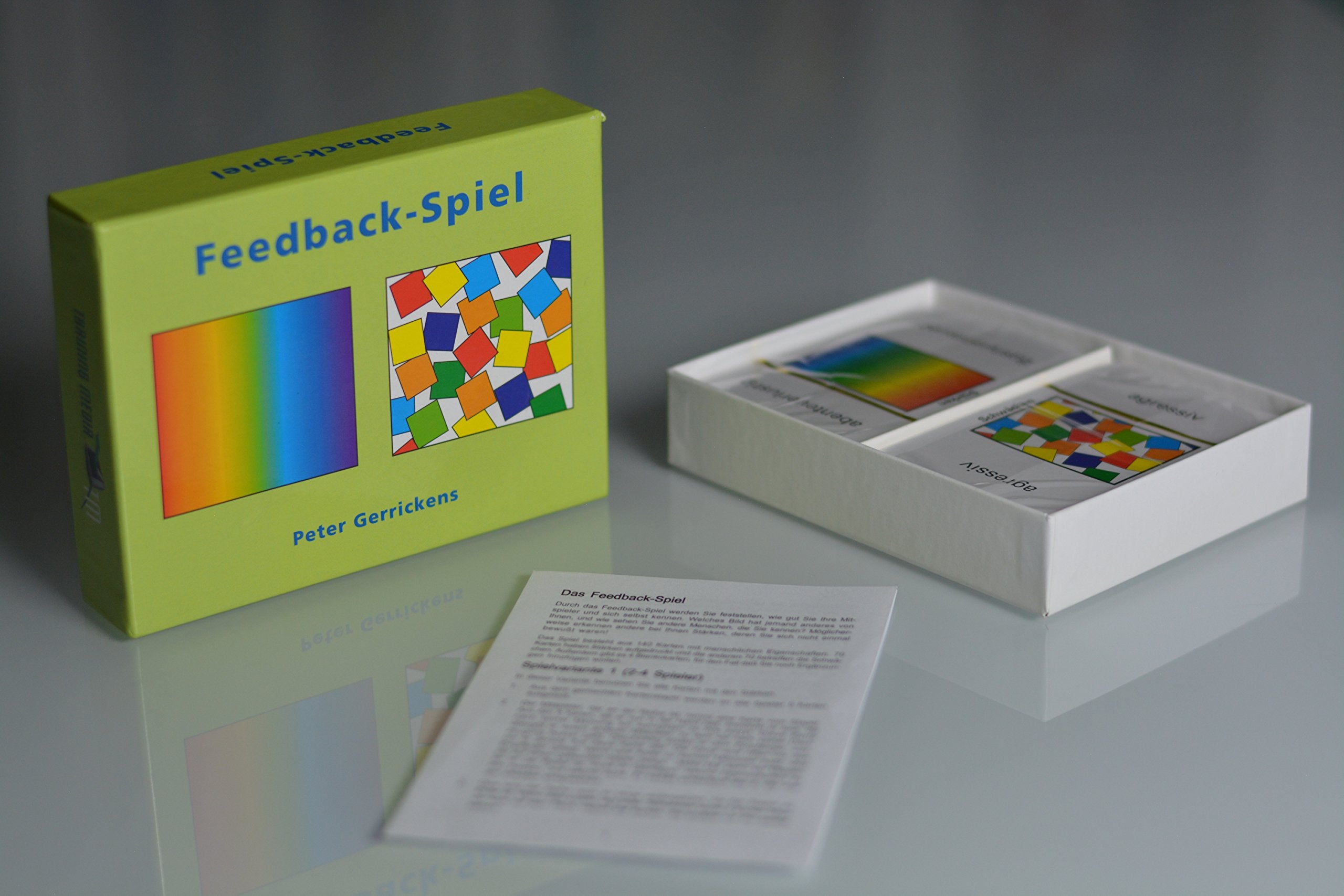 Feedback-Spiel. Kartenspiel mit Begleitbuch zum Einsatz in Kommunikations- und Verhaltenstrainings Books