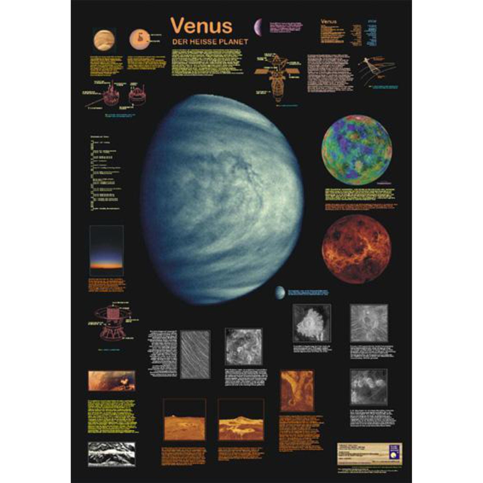 Venus: Der heisse Planet (Planet-Poster-Box) Leisure, Home & Garden