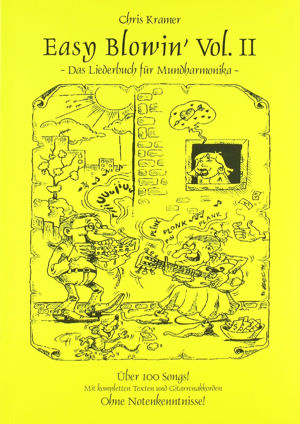 Easy Blowin' Volume 2: Das Liederbuch für Mundharmonika, incl. CD: Das Liederbuch für Mundharmonika (diatonische Mundharmonika 'Blues Harp'). Über 100 Songs. Ohne Notenkenntnisse Education & Training