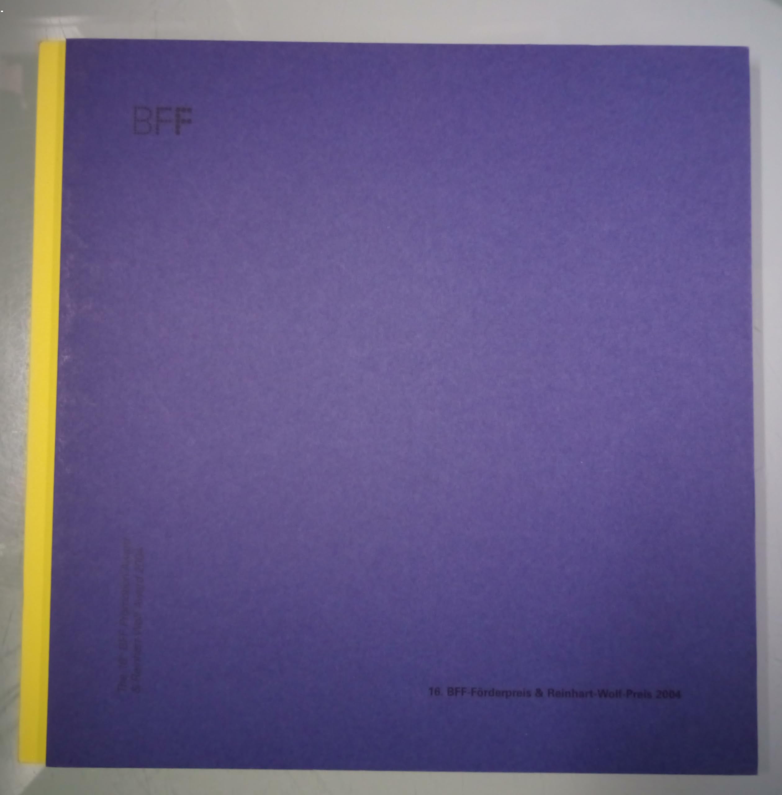 BBF-Förderpreis & Reinhart-Wolf-Preis 2004 (16.): Die besten Diplomarbeiten im Bereich Fotografie Photography