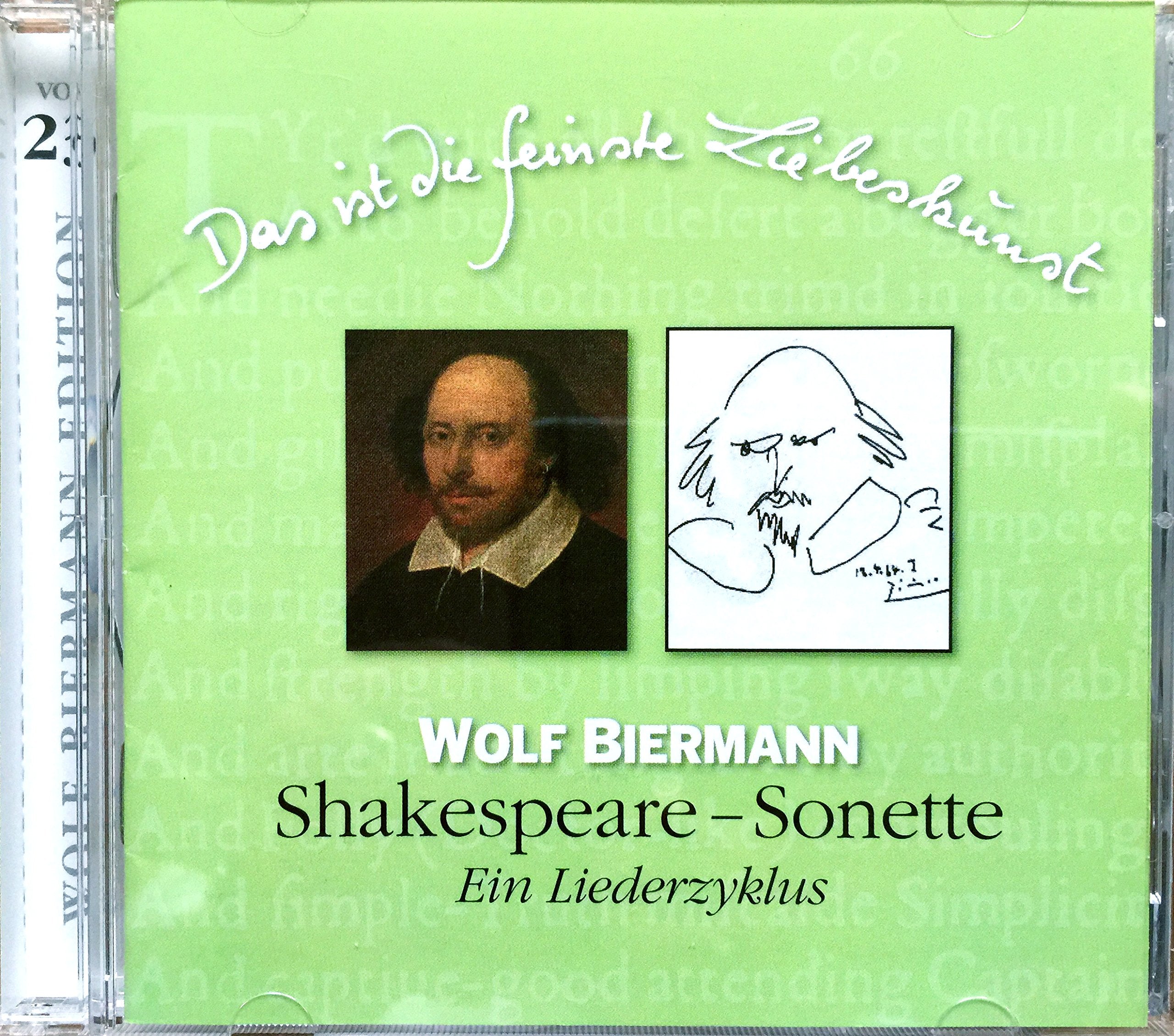 Das ist die feinste Liebeskunst: Shakespeare-Sonette. Ein Liederzyklus Books