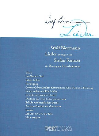Wolf Biermann Lieder: Band 1: Notenausgabe Sheet Music