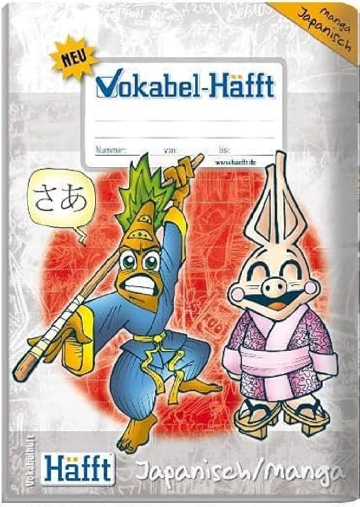 Häfft Vokabelheft A5 Japanisch / Manga Learning & Reference