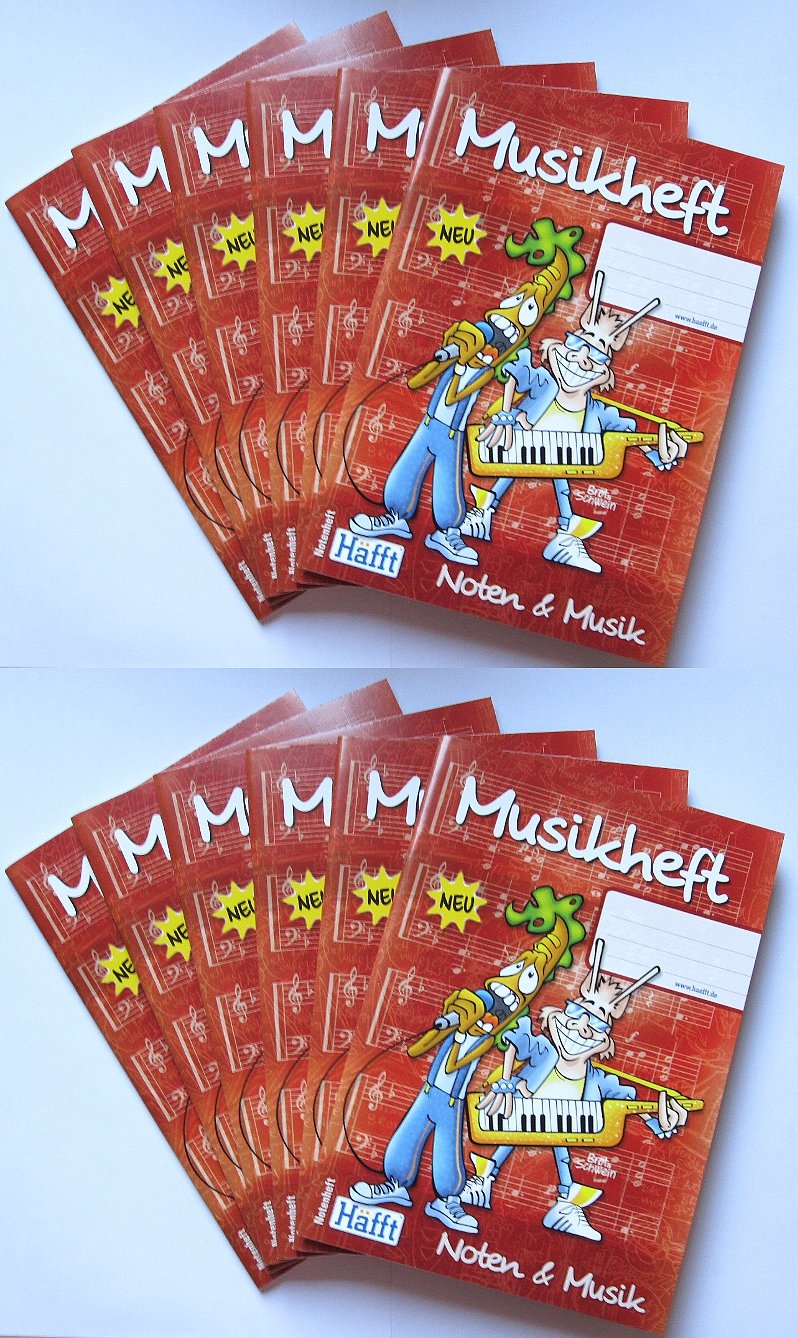 Musik-Häfft (DIN A5 hoch): Noten & Musik. Häfft (Musik-Häfft: Musikhefte vom Häfft-Verlag für den Musikunterricht) Sheet Music