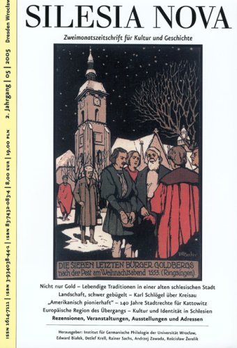 Silesia Nova.H.5/2005: Zweimonatszeitschrift für Kultur und Geschichte. Rezensionen, Veranstaltungen, Ausstellungen und Adressen. Im Auftr. d. ... Philologie der Universität Wroclaw Politics & History