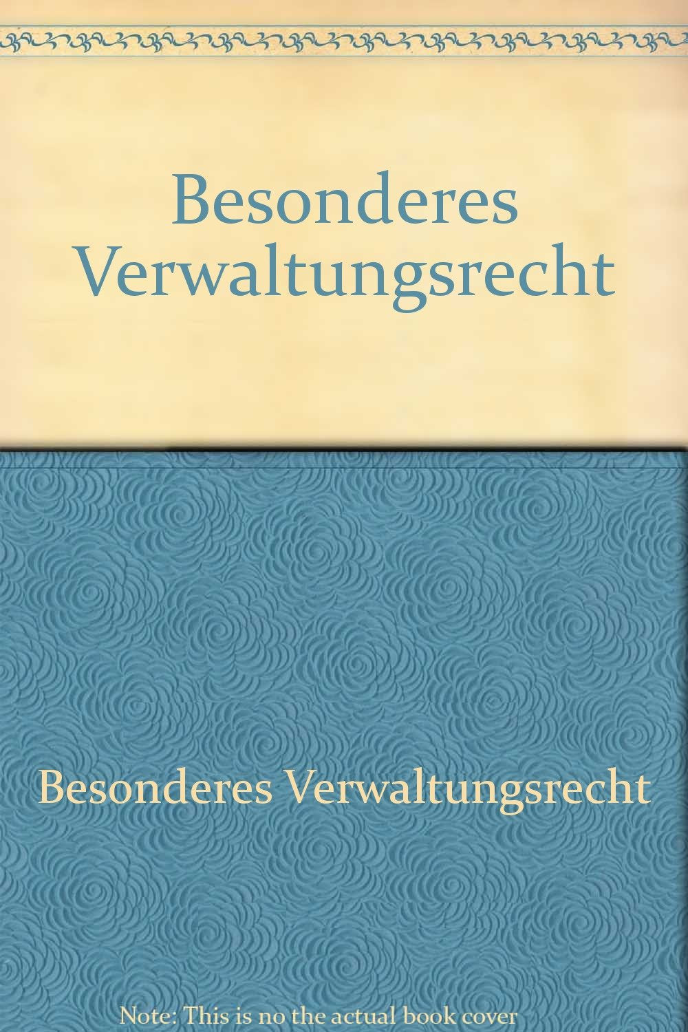 Product Image: Besonderes Verwaltungsrecht