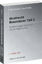 Strafrecht. Besonderer Teil 1: Straftaten gegen die Person und die Allgemeinheit Law