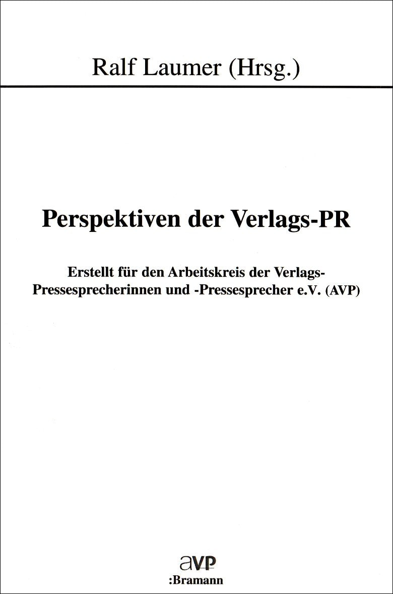 Product Image: Perspektiven der Verlags-PR