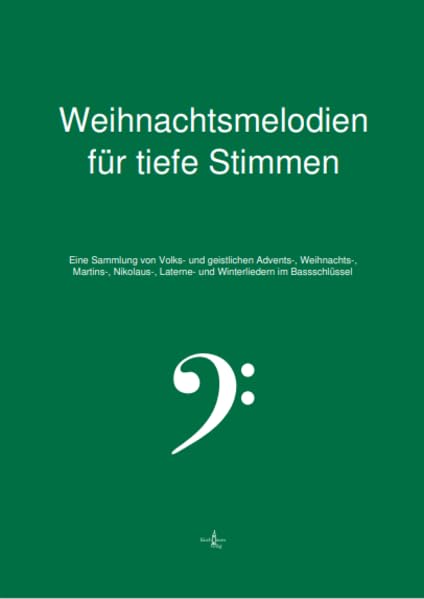 Weihnachtsmelodien für tiefe Stimmen Books