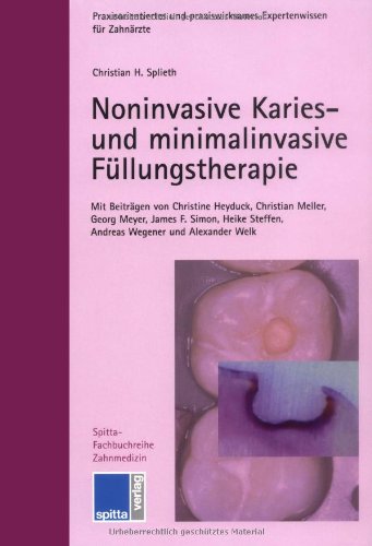 Noninvasive Karies- und minimalinvasive Füllungstherapie book