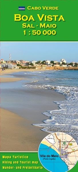 Cabo Verde: Boa Vista, Sal, Maio 1 : 50000: Wander- und Freizeitkarte Leisure, Home & Garden