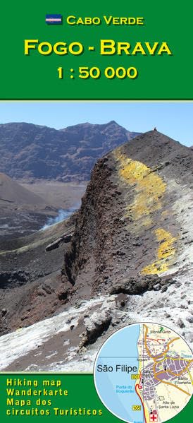 Cabo Verde: Fogo, Brava 1 : 50000: Wanderkarte Leisure, Home & Garden