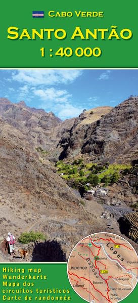 Cabo Verde: Santo Antão (Antao) 1:40000: Wanderkarte Leisure, Home & Garden