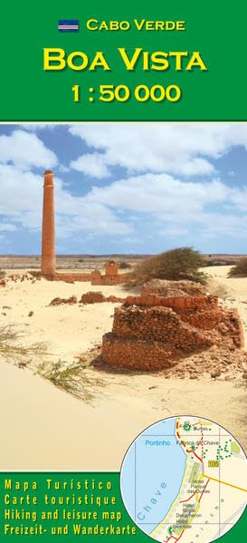 Cabo Verde: Boa Vista 1:50000 (Carte de randonnée et de loisirs du Cap-Vert) book