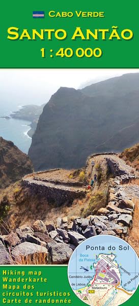 Cabo Verde: Santo Antão (Antao) 1:40000: Wanderkarte Leisure, Home & Garden