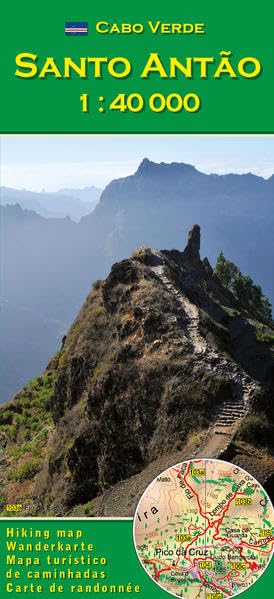 Cabo Verde: Santo Antão (Antao) 1:40000: Wanderkarte Leisure, Home & Garden