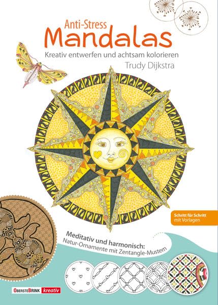 Anti-Stress Mandalas: Kreativ entwerfen und achtsam kolorieren Film, Art & Culture