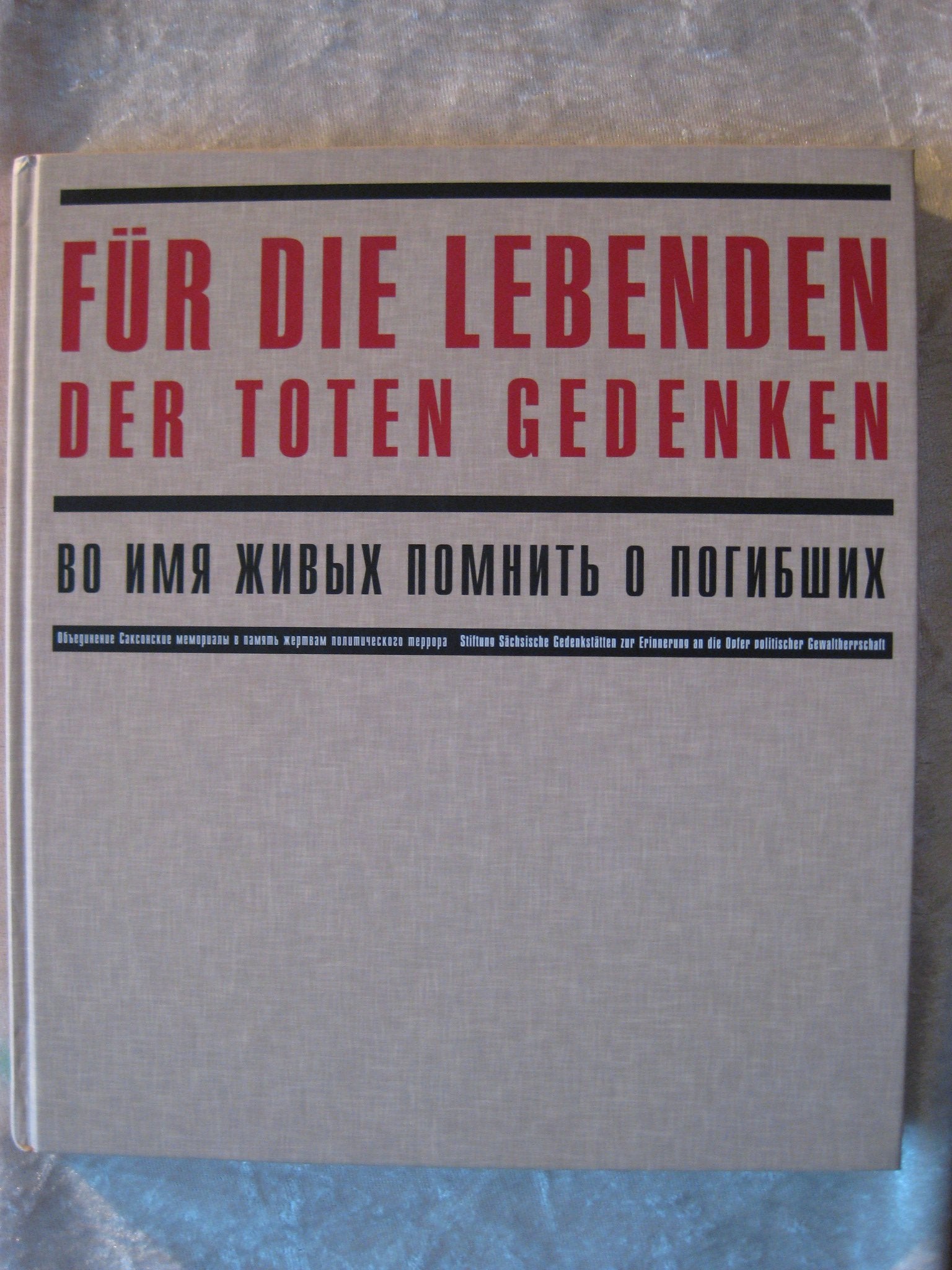Für die Lebenden - Der Toten gedenken. Vo imja ~ivyh - Pomnit' o pogibaih. Ein internationales Gemeinschaftsprojekt zur Erforschung des Schicksals sowjetischer ... deutscher Kriegsgefangener und Internierter Memories