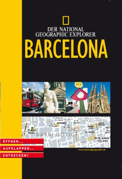 National Geographic Explorer. Barcelona. Öffnen, aufklappen, entdecken Leisure, Home & Garden