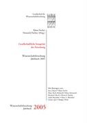 Gesellschaftliche Integrität der Forschung: 2005 (Wissenschaftsforschung: Jahrbuch) Law