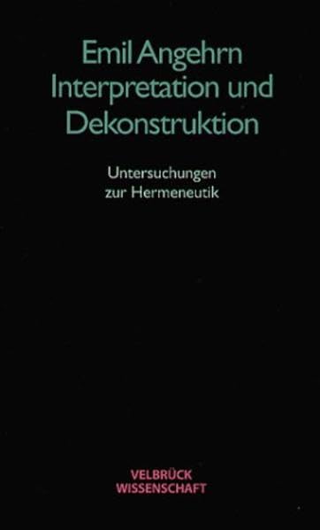 Product Image: Interpretation und Dekonstruktion