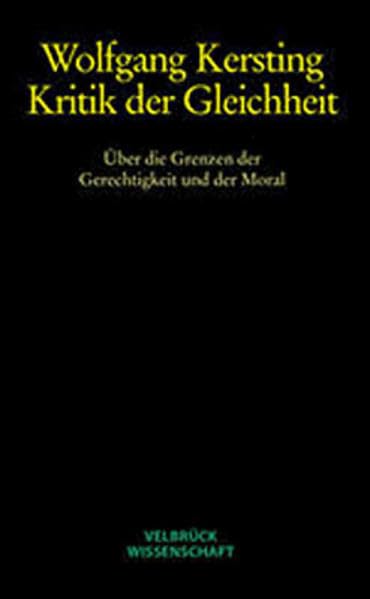 Kritik der Gleichheit - Studienausgabe Philosophy