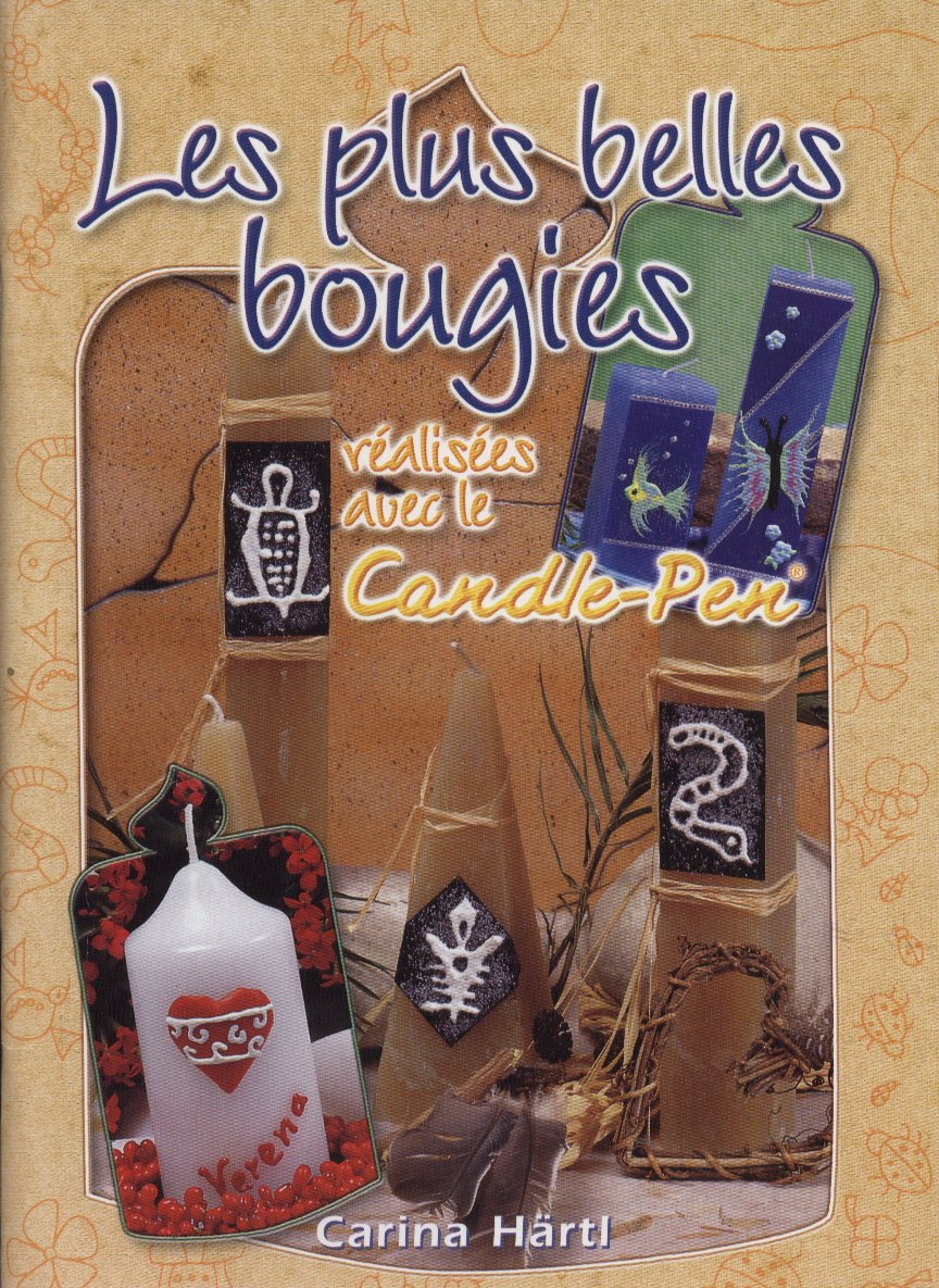 Les plus belles bougies réalisées avec le Candle-Pen Hobbies & Crafts