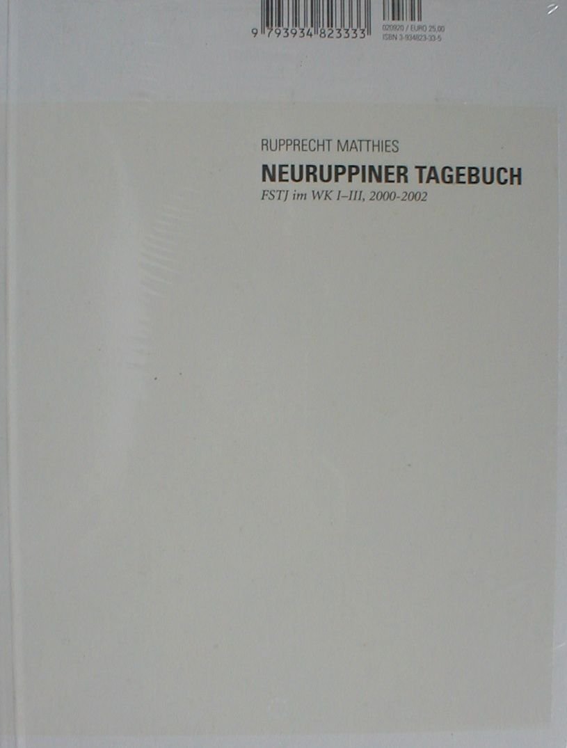 Neuruppiner Tagebuch: FSTJ in WK III Books