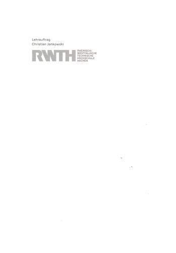 Lehraftrag, Christian Jankowski: Lehrplan: Bericht über den Projektbeitrag zu "Modell, Modell...", RWTH Aachen, 5. Mai - 16. Juni 2001 Film, Art & Culture